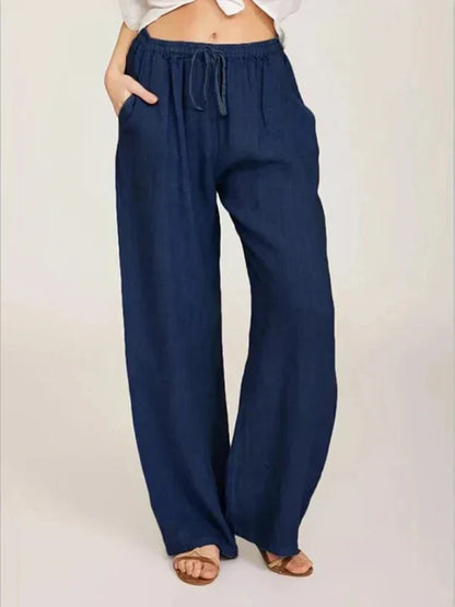 Linnen-katoenen broek