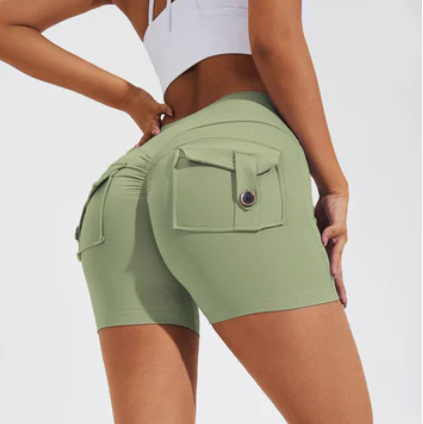 Korte broek met hoge taille