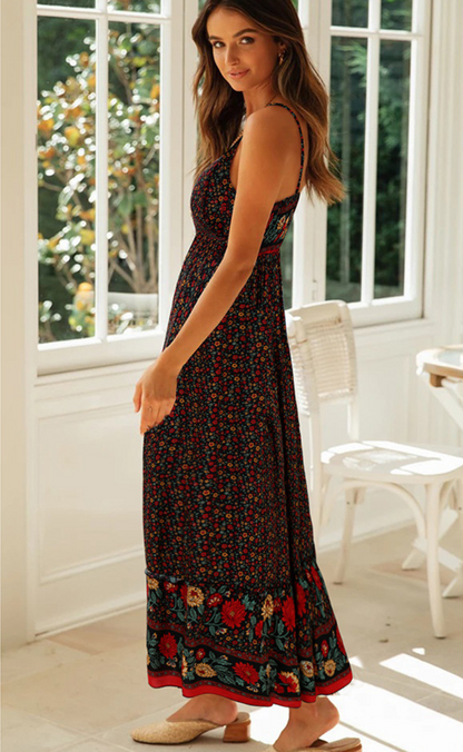 Bohème strapless jurk
