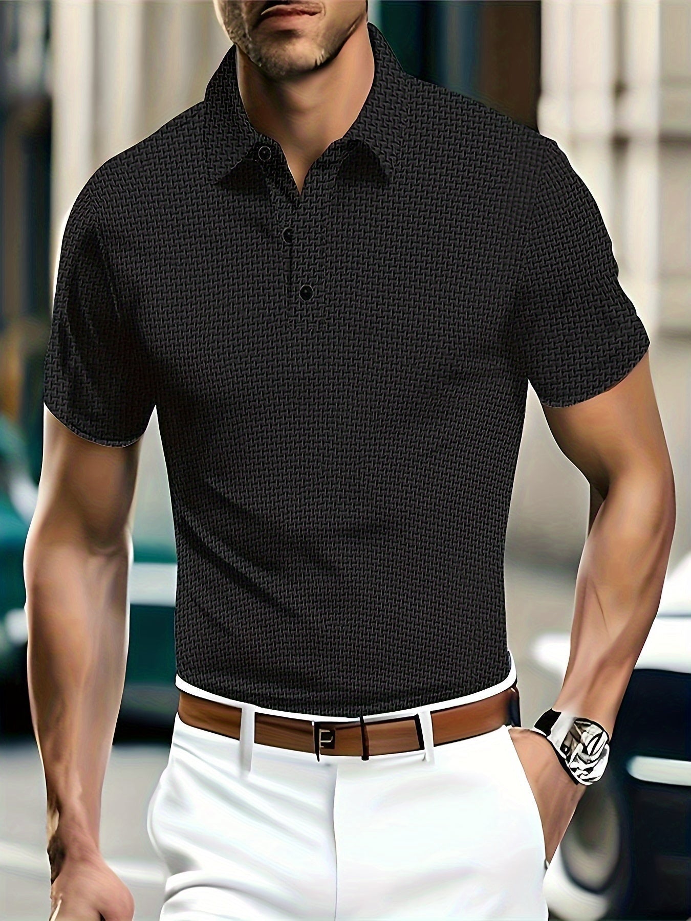 Cael Polo | Casual Ademend Poloshirt