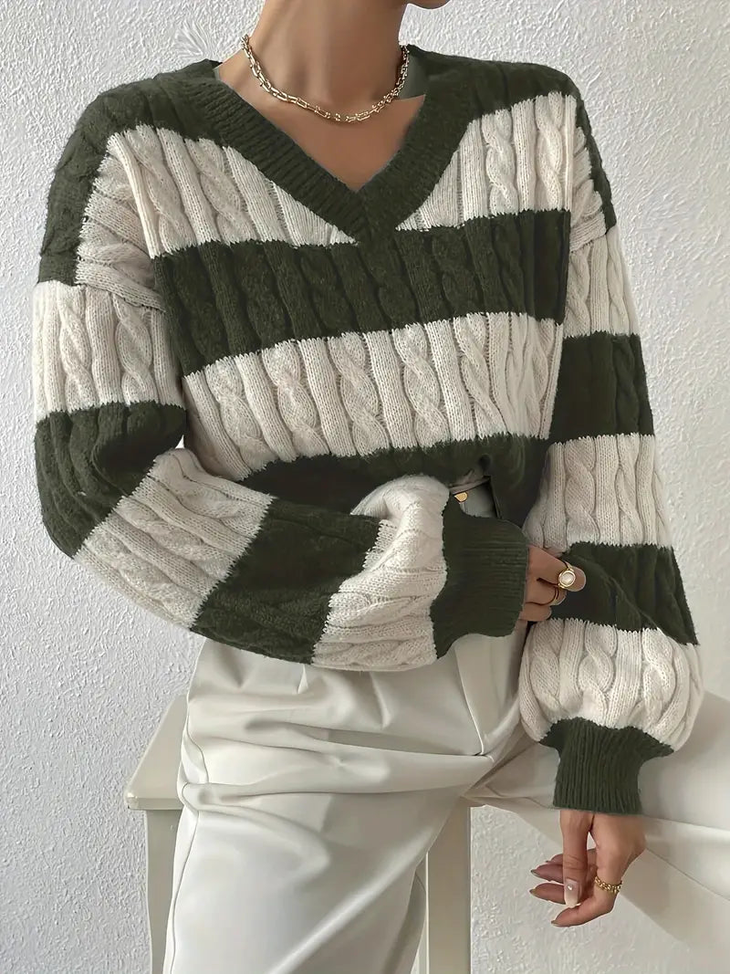 Lila - Off Shoulder Trui voor dames