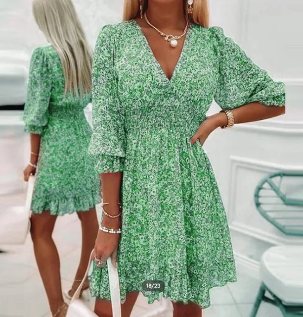 zomerjurk met bohemian print voor dames