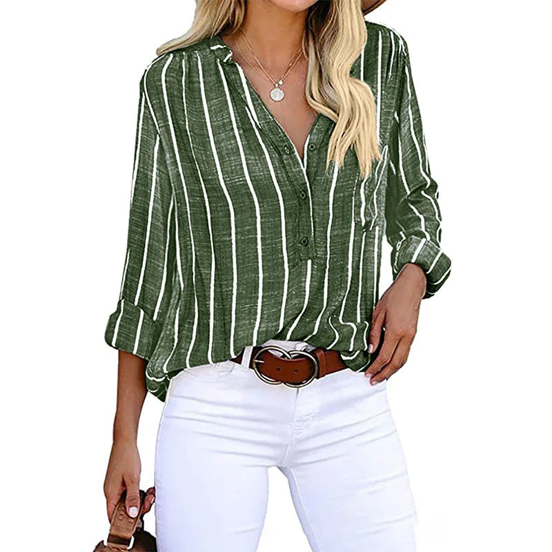 Vardi Dante™ Elise Blouse | Vintage & Gestreept