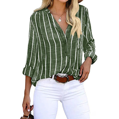 Vardi Dante™ Elise Blouse | Vintage & Gestreept