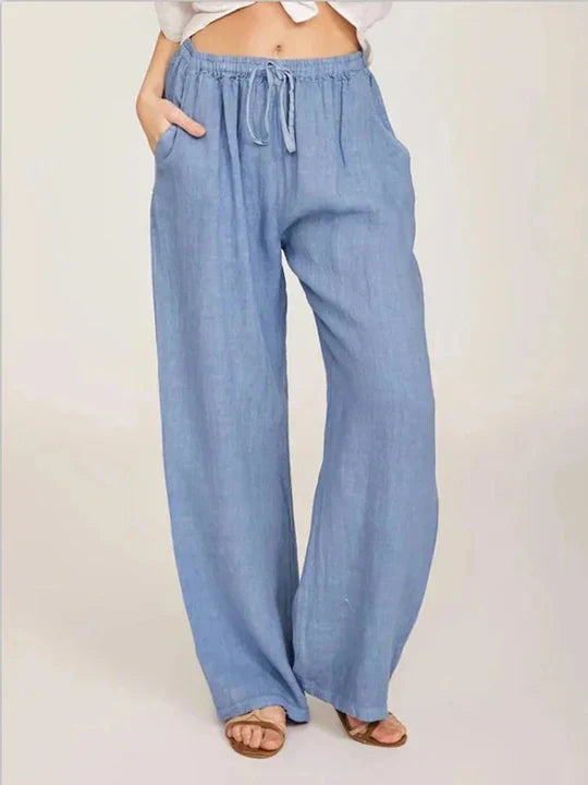 Linnen-katoenen broek