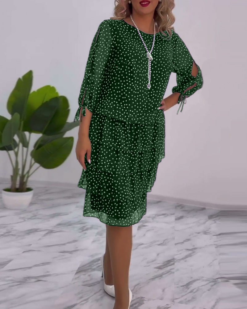 Elegante herfstjurk