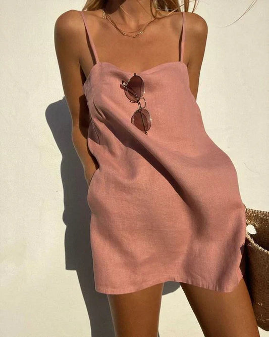 Isadora - Mini-jurk met bandjes