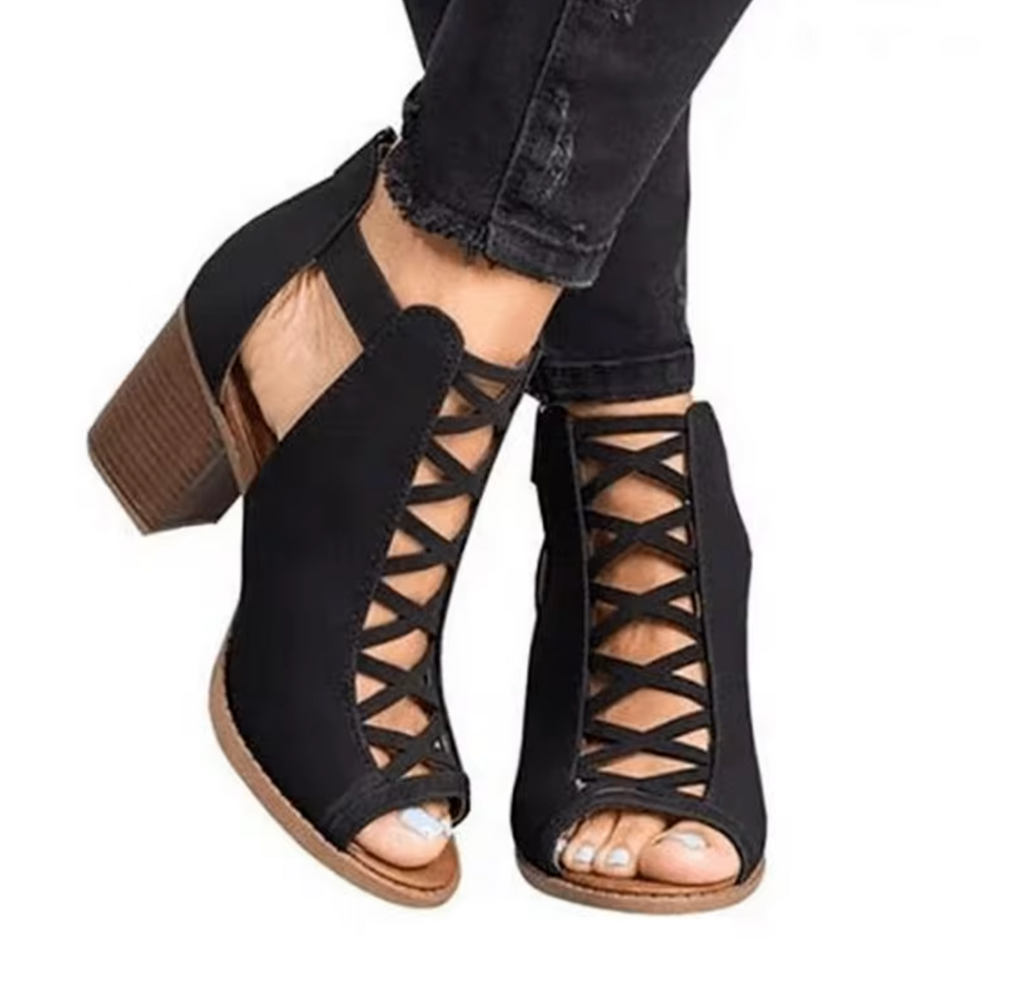 Fiora® | Elegante sandalen met veters