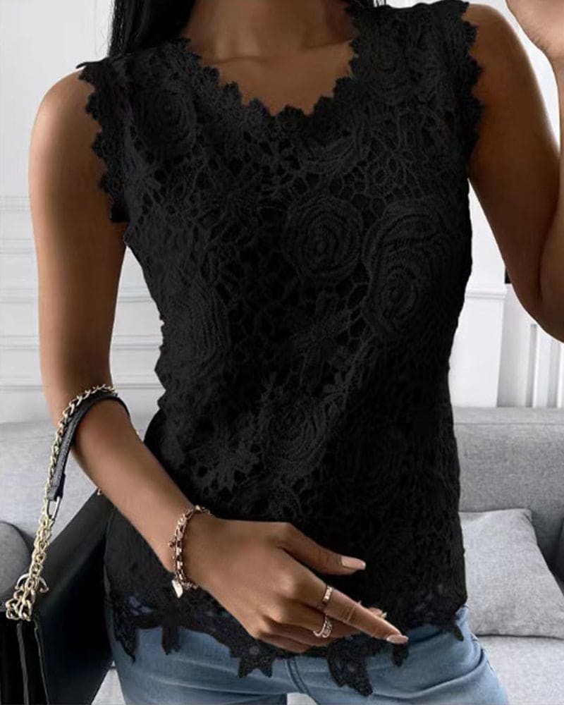 Kasumi – Mouwloze Top Voor Dames – Klassiek & Chic