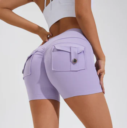 Korte broek met hoge taille