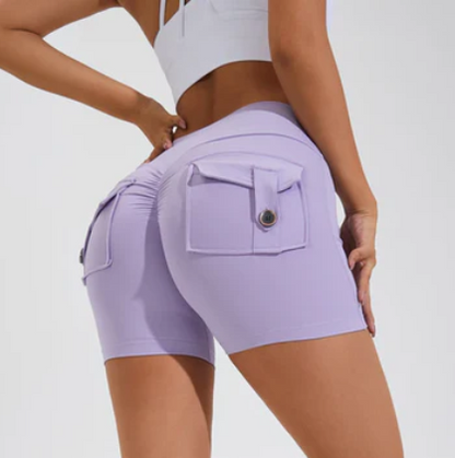 Korte broek met hoge taille