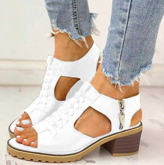 Chloe - Sandalen met rits