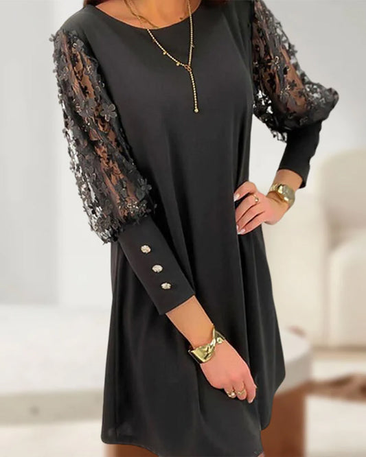 Elegante midi-jurk met klassieke silhouet