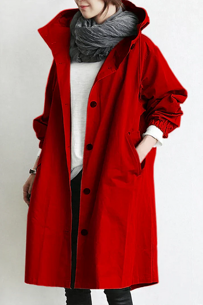 Helena - waterdichte trenchcoat met capuchon