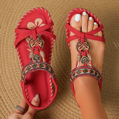 Fexo™ | Elegante Strass Vlinder Orthopedische Sandalen