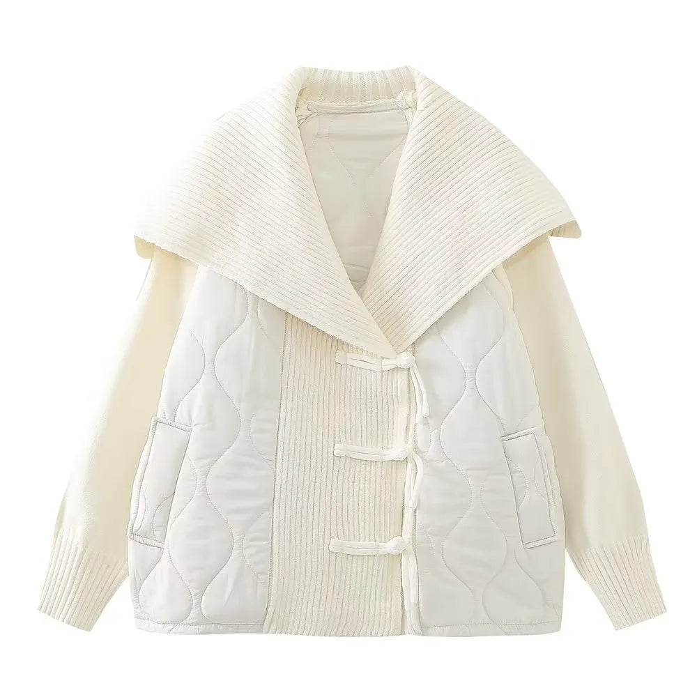 Zamma | Oversized damesjas met casual marinierskraag