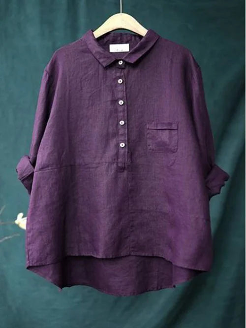 Madeleine | Dames Casual Lange Mouw Blouse | Button Down