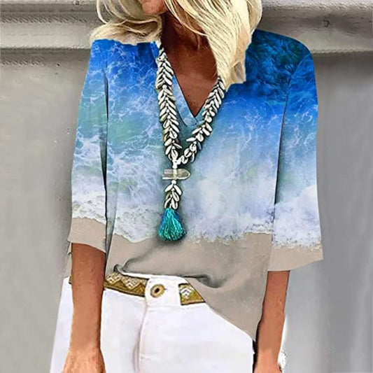 Brittley | Elegante veelkleurige blouse voor dames
