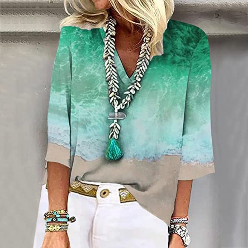 Brittley | Elegante veelkleurige blouse voor dames