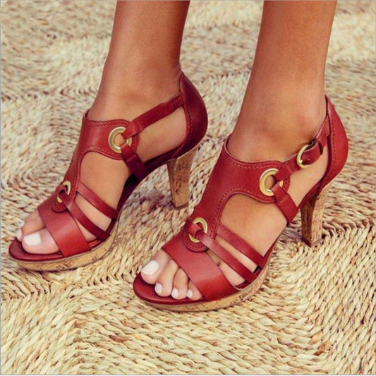 Silvia® | Comfortabele sandalen met hoge hak