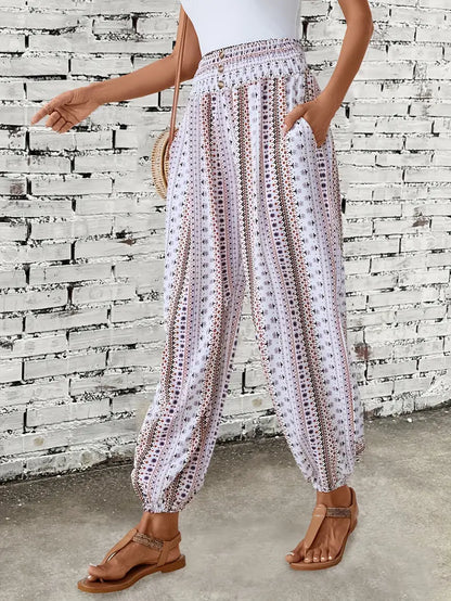 Anna | Relaxed Fit Palazzo Broek | Bohemian Chic | Zachte Viscose