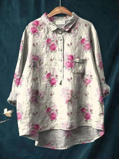 Lorventis™ | Elegante en veelzijdige bloemenblouse