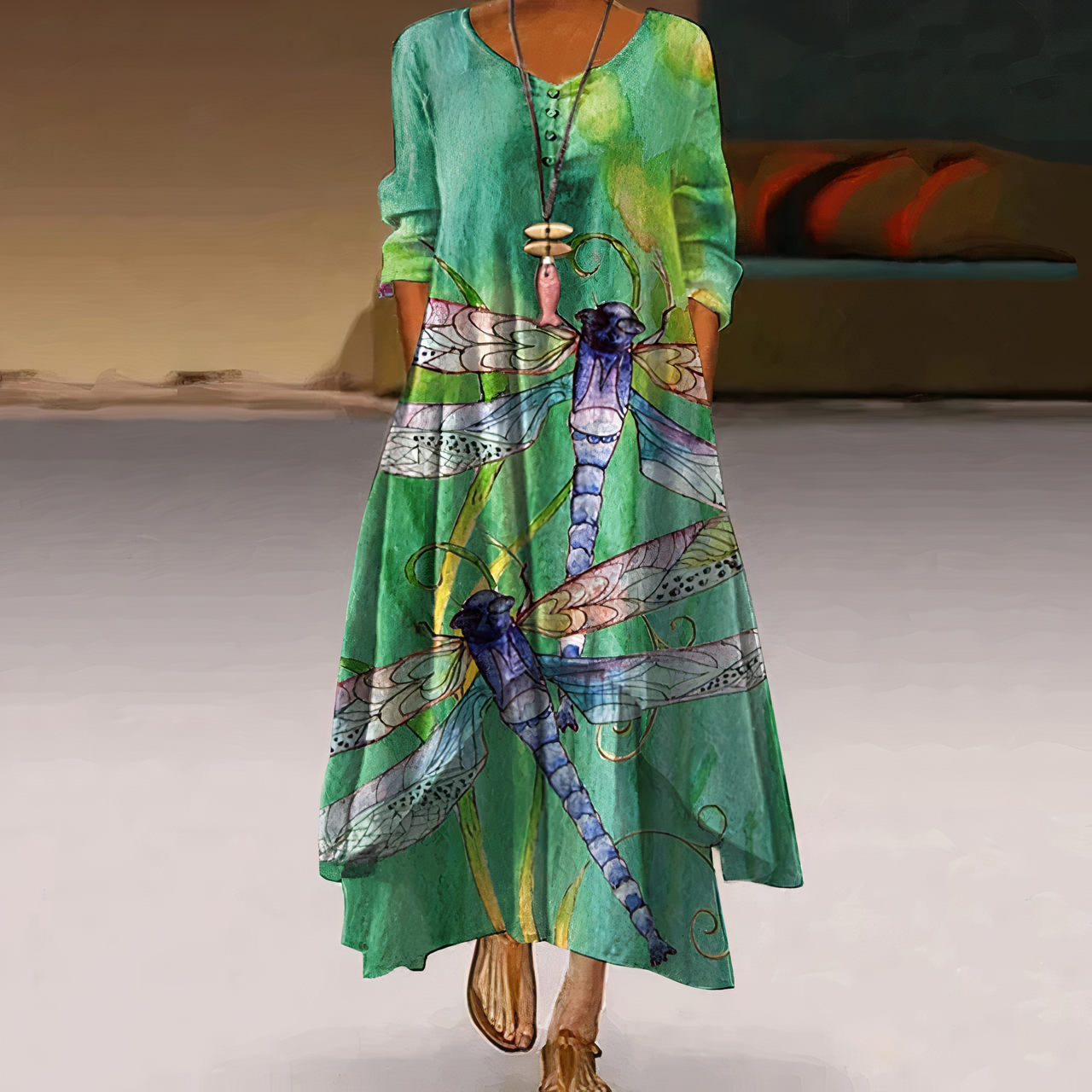 Eloria - Elegante katoenen jurk