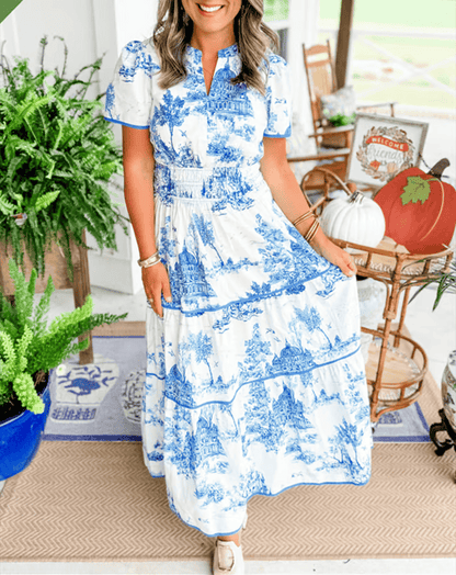 Klassieke charme maxi jurk