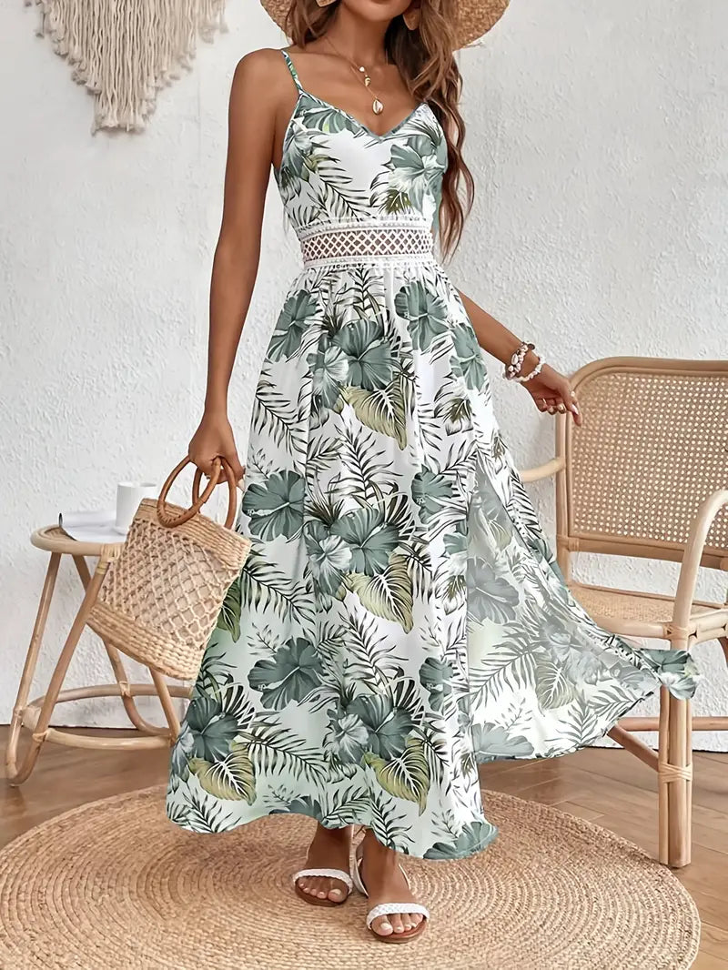 Zomerjurk met bloemenprint