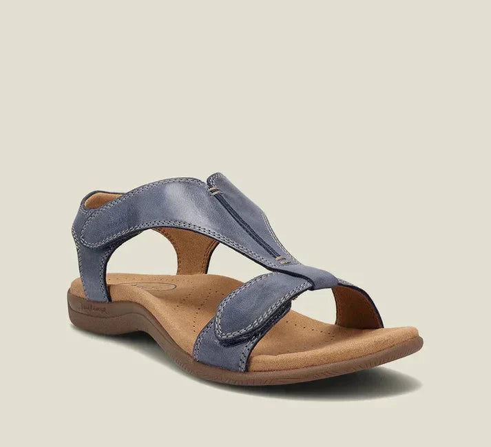 Octavia® | Zomerse leren schoenen met verstelbare sandalen