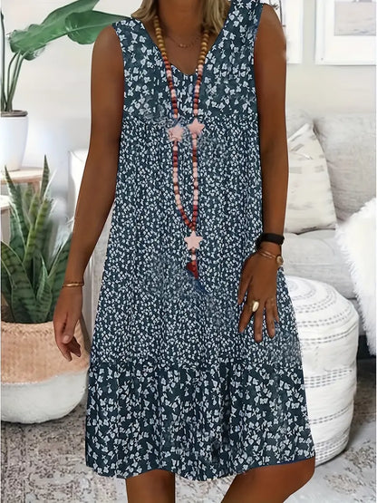 Boho mouwloze jurk