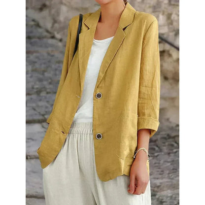 Margit | verfijnde stijlvolle linnen blazer
