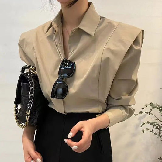 Johana - Elegant vrijetijdsshirt met lange mouwen