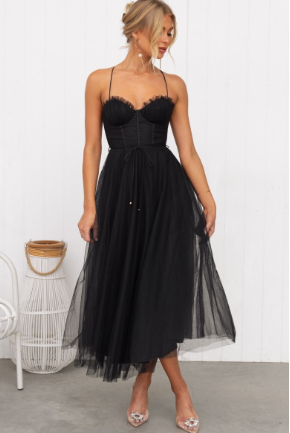Aurene - Moderne prinses strapless chiffon avondjurk