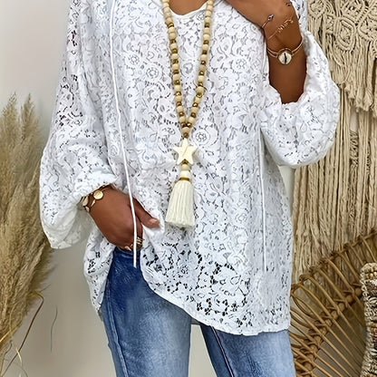 Blouse – Lange Mouwen & Kantdetails