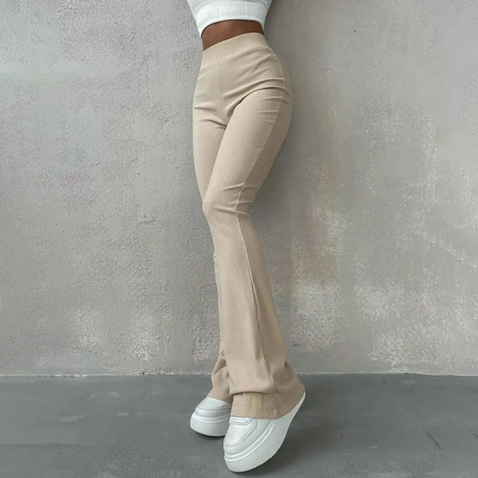 Elegante flanellen broek voor dames