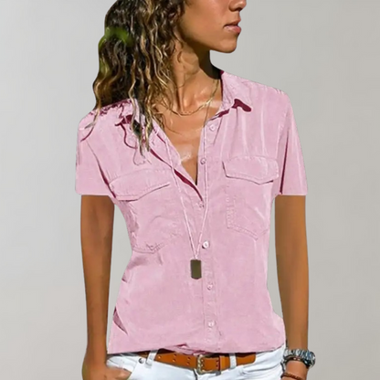Helen - Blouse met Knoopsluiting voor Dames - Modern & Comfortabel