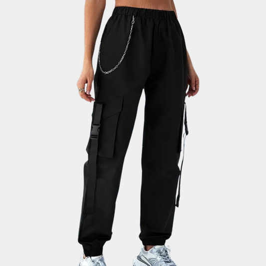 Joggingbroek voor dames met elastische tailleband