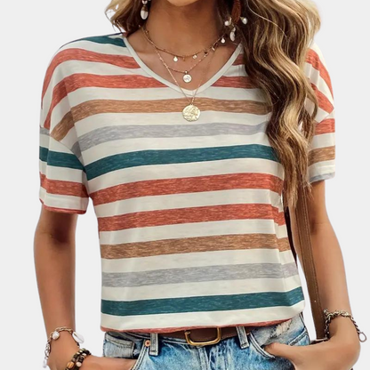 Mya - Korte Mouwen T-Shirt Voor Dames - Casual & Trendy