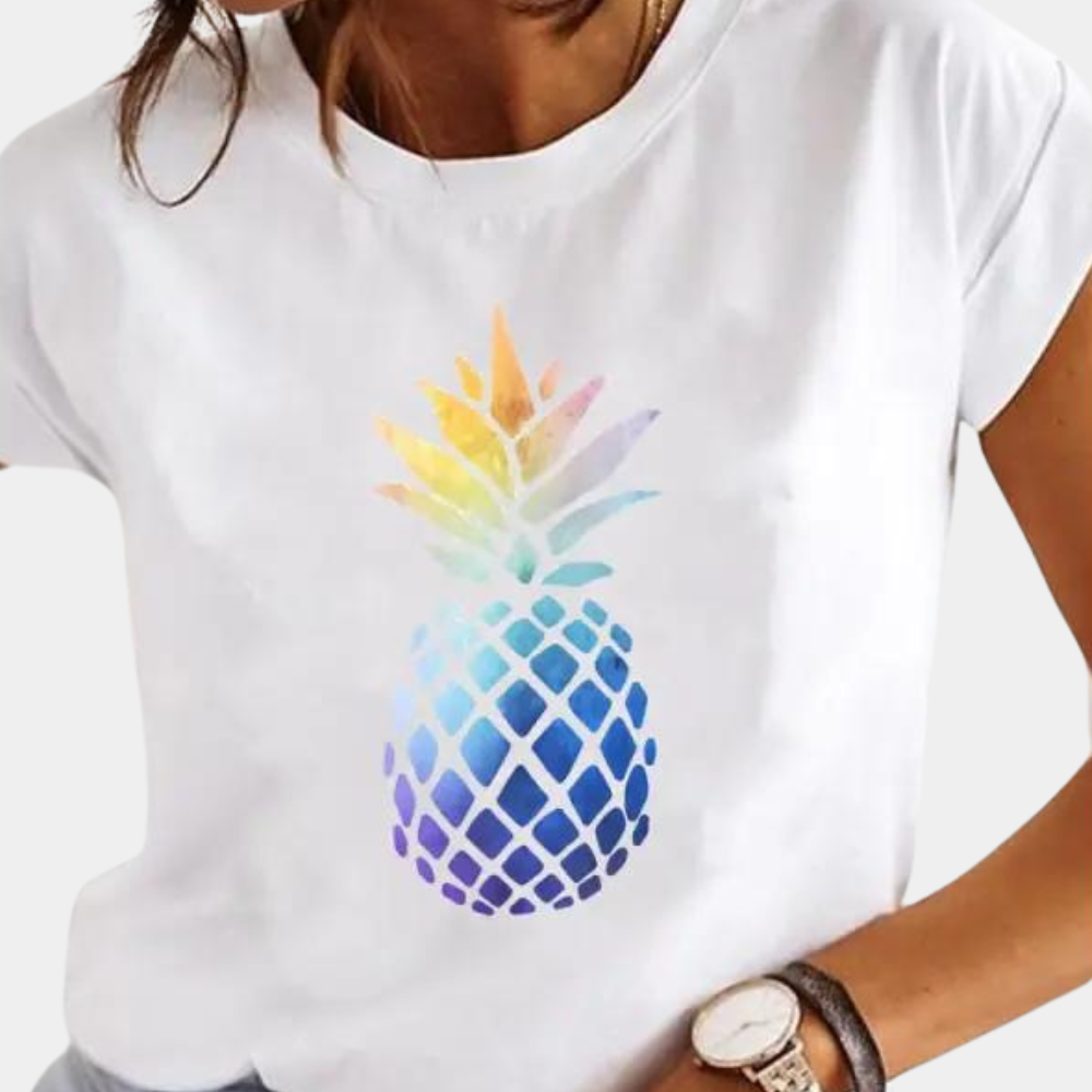 Raquel - Bedrukt T-Shirt voor Dames - Stijlvol & Comfortabel