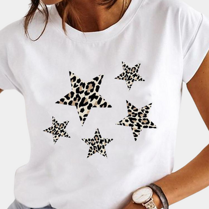 Raquel - Bedrukt T-Shirt voor Dames - Stijlvol & Comfortabel