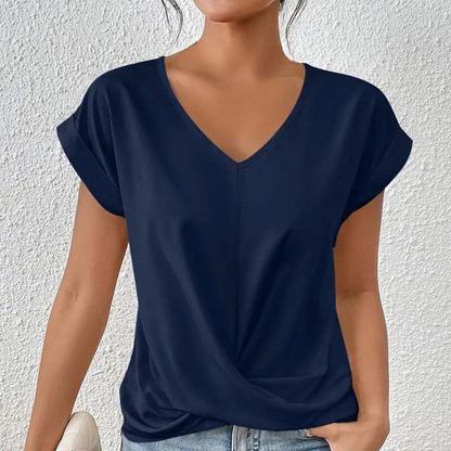 Diana - V-hals Blouse voor Dames - Zacht & Veelzijdig