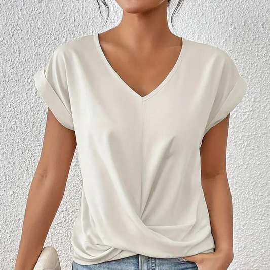 Diana - V-hals Blouse voor Dames - Zacht & Veelzijdig