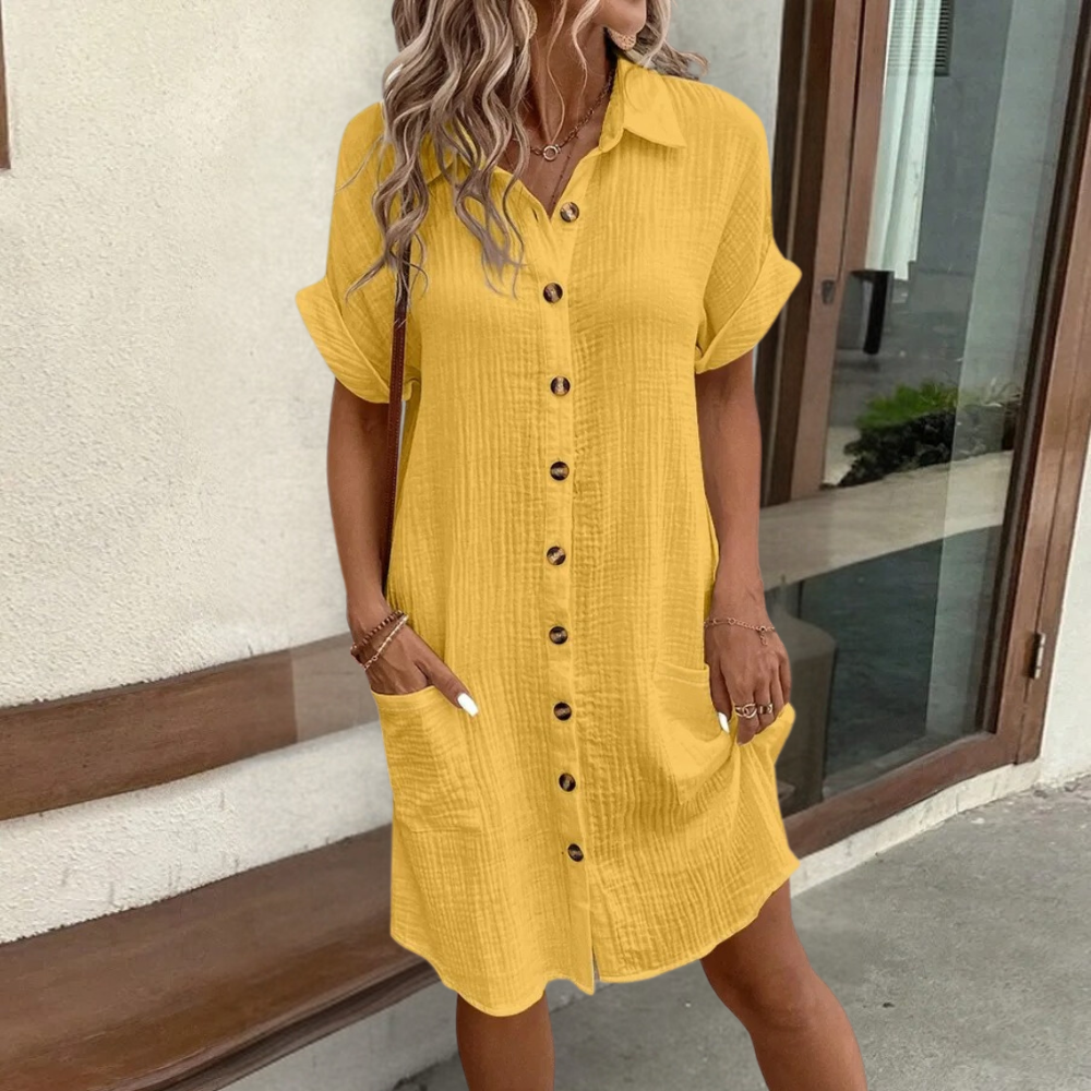 Valeria - Casual Midi zomerjurk voor vrouwen