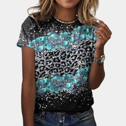 Brenda - Bedrukt T-Shirt Voor Dames - Stijlvol & Comfortabel