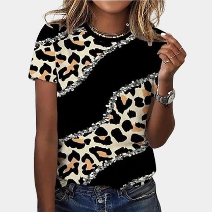 Brenda - Bedrukt T-Shirt Voor Dames - Stijlvol & Comfortabel