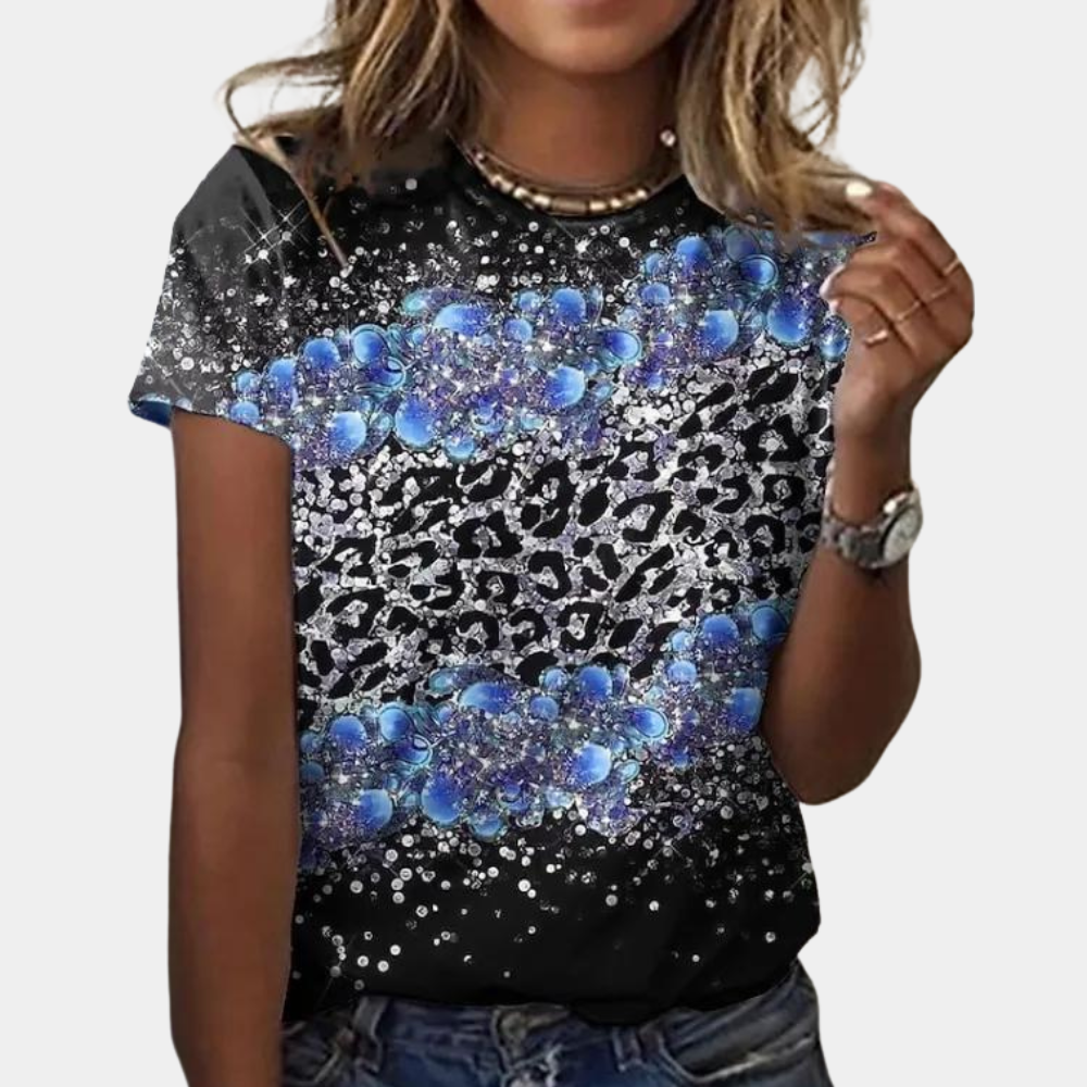 Brenda - Bedrukt T-Shirt Voor Dames - Stijlvol & Comfortabel