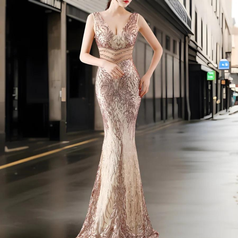 Raissa - Elegante lange jurk voor dames