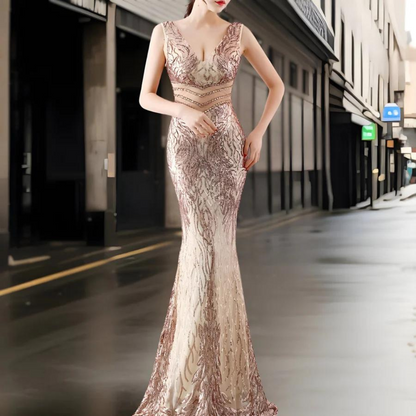 Raissa - Elegante lange jurk voor dames