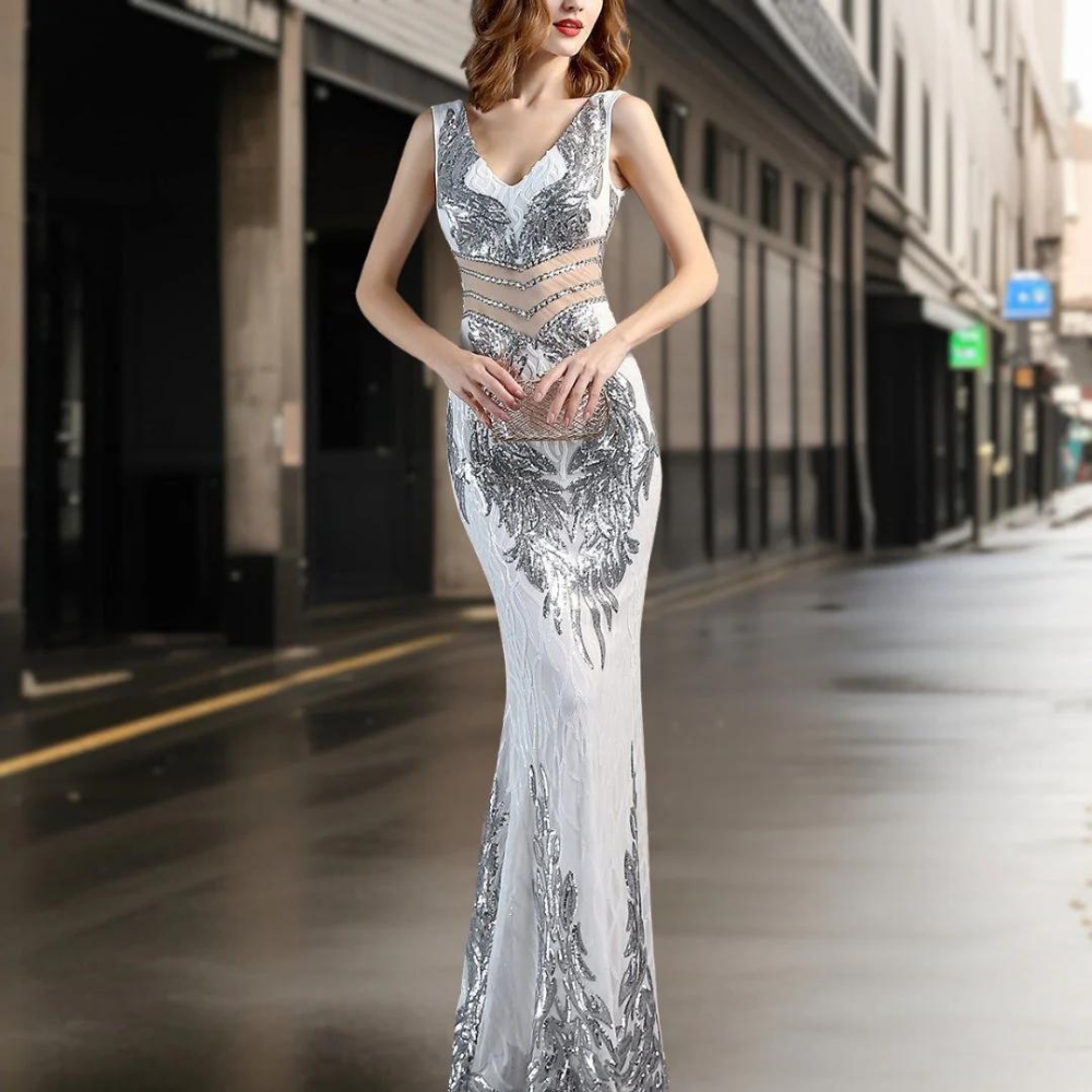 Raissa - Elegante lange jurk voor dames